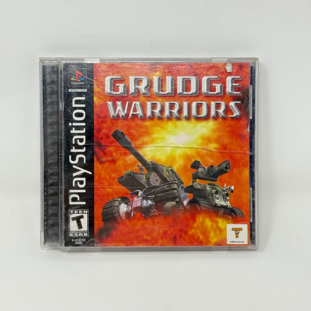 Grudge Warriors Sony PlayStation 1 PS1 2000 Vehicular Combat SLUS-01150 NTSC U/C